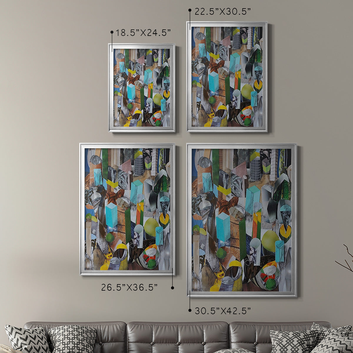 Puerto Vallarta - Modern Framed Canvas Print