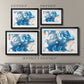 Dancing Blue II Premium Framed Print - Ready to Hang