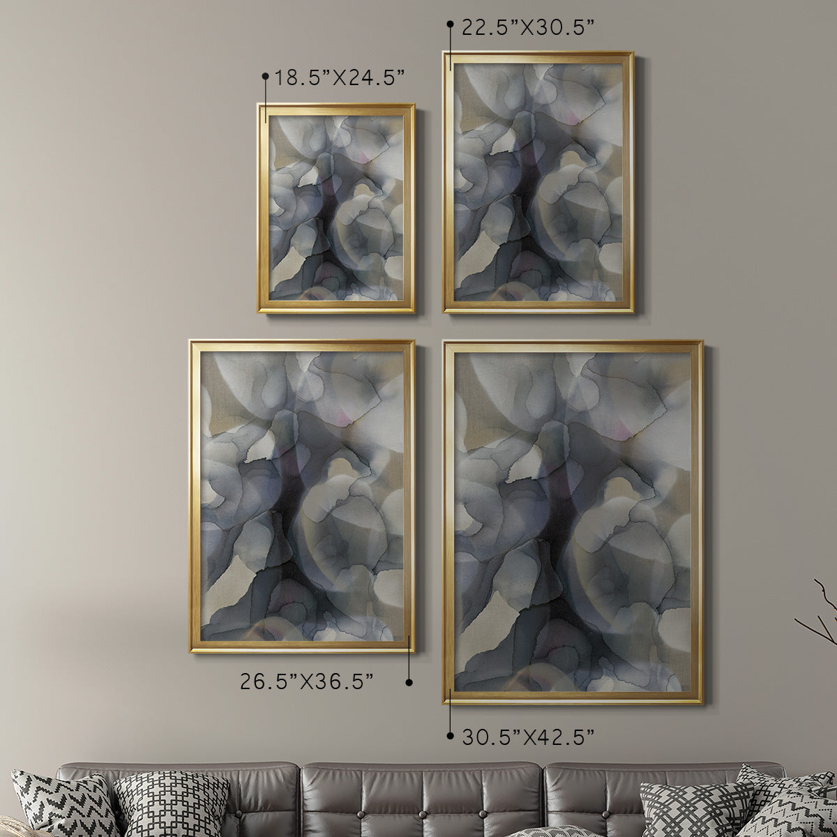 Heavy Weather - Modern Framed Canvas Print