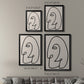 Face It II - Modern Framed Canvas Print