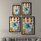 Flower Power II - Modern Framed Canvas Print