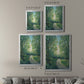 Golden Light Pathways II - Modern Framed Canvas Print