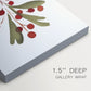 Frostlit Dusk Hearth - Canvas Art Print