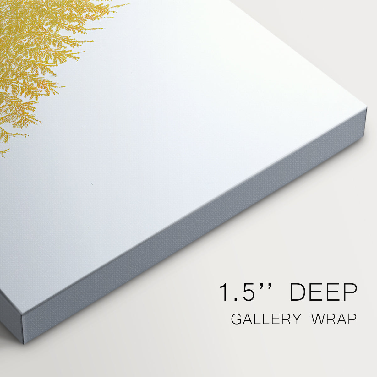 Gilded Mistletoe at Dusk - Canvas Art Print