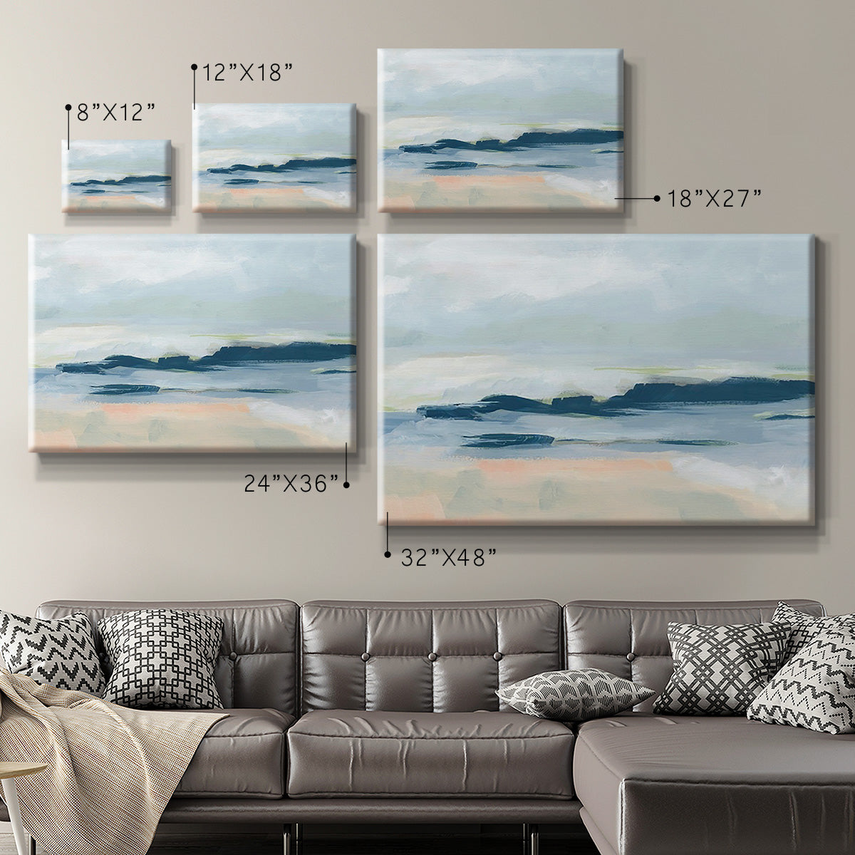 Matala Coast I Premium Gallery Wrapped Canvas - Ready to Hang