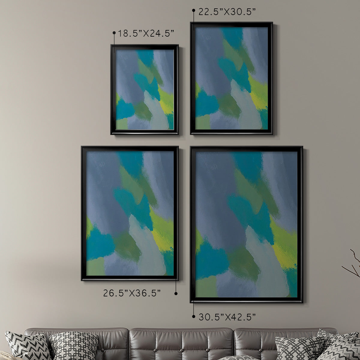 Lost in Memories IV - Modern Framed Canvas Print