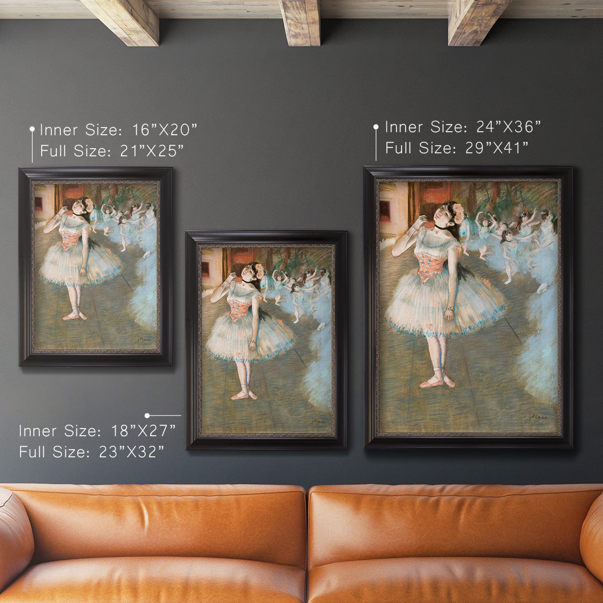 The Star - Ornate Framed Canvas Print