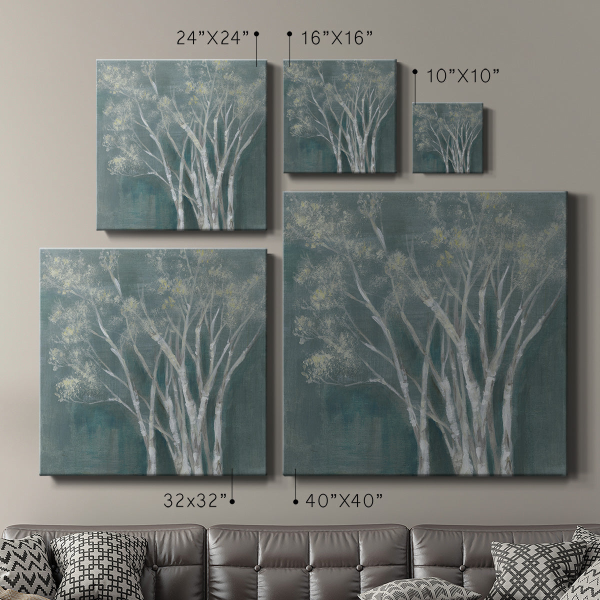 Ethereal Birches I - Canvas Art Print