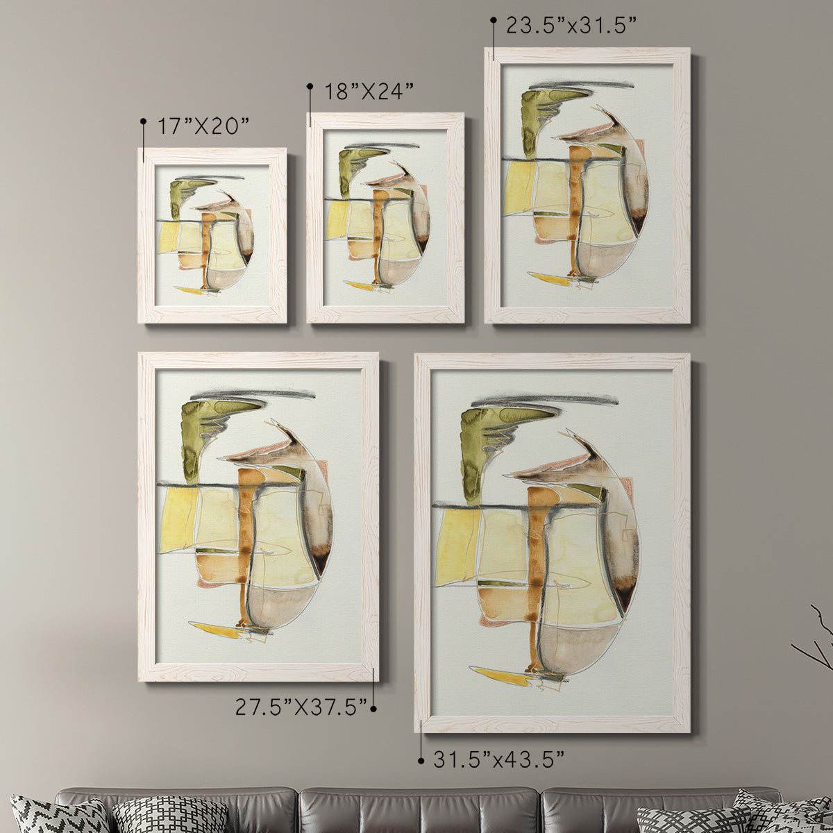 Brown Sugar I - Premium Framed Canvas 2 Piece Set - Ready to Hang