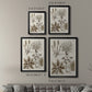 Sepia Botanical Journal VII - Modern Framed Canvas Print