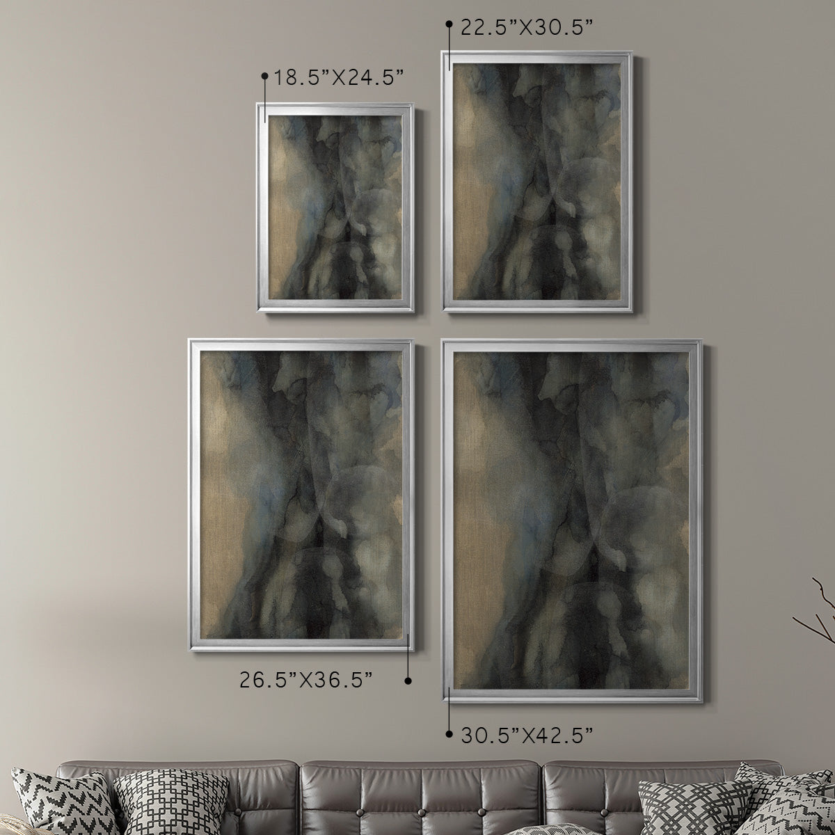 The Winter - Modern Framed Canvas Print