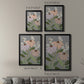 Woodblock Floral I - Modern Framed Canvas Print