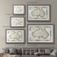 Bordered Map of Australia-Premium Framed Print - Ready to Hang