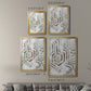 Sand Glyphs I - Modern Framed Canvas Print