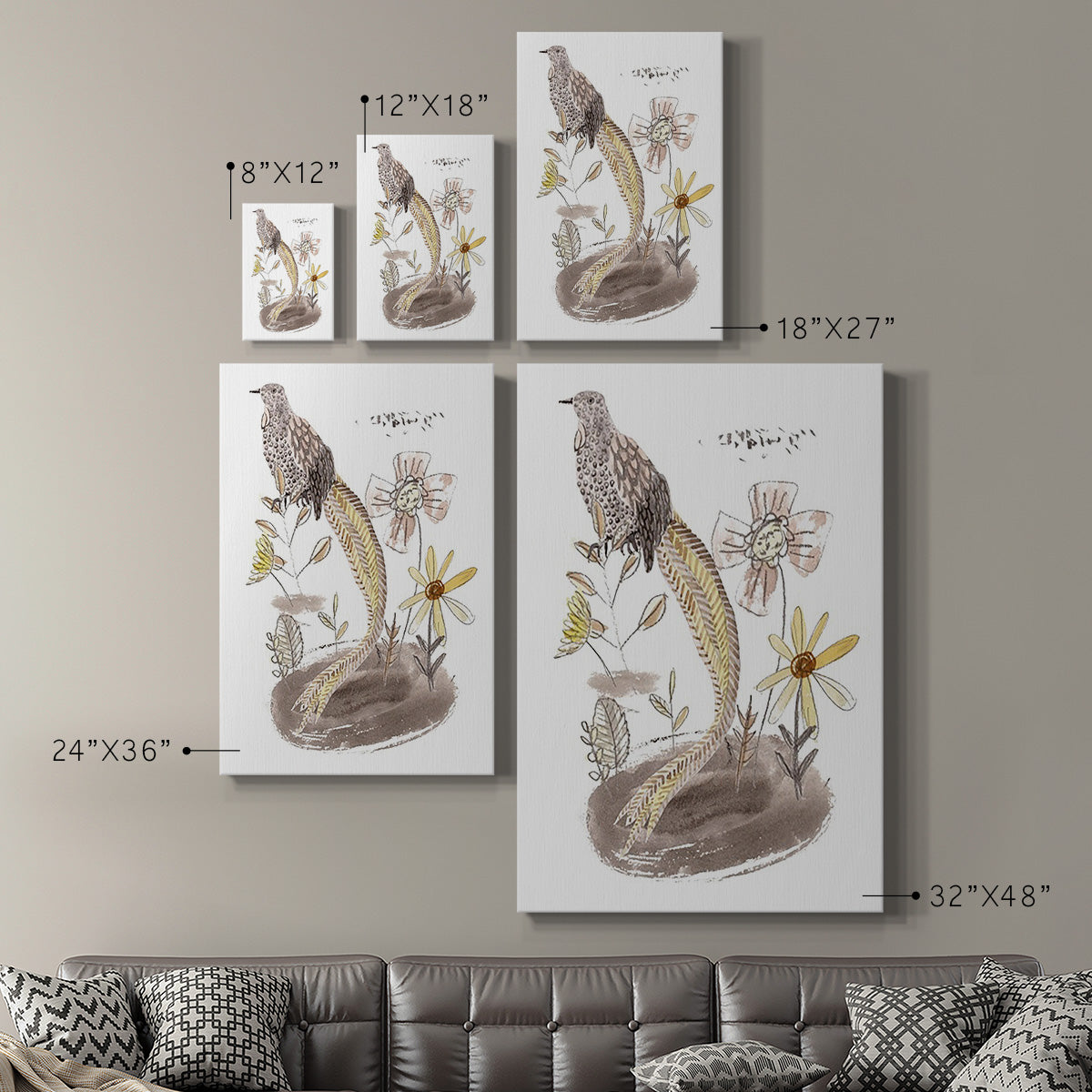 Glowing Garden at Dusk I - Canvas Art Print