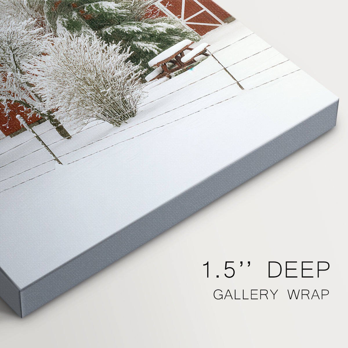 Frostlit Serenade - Canvas Art Print