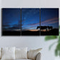 Three-panel canvas wall art featuring resting animals in open field, displayed in a living room above a sofa.