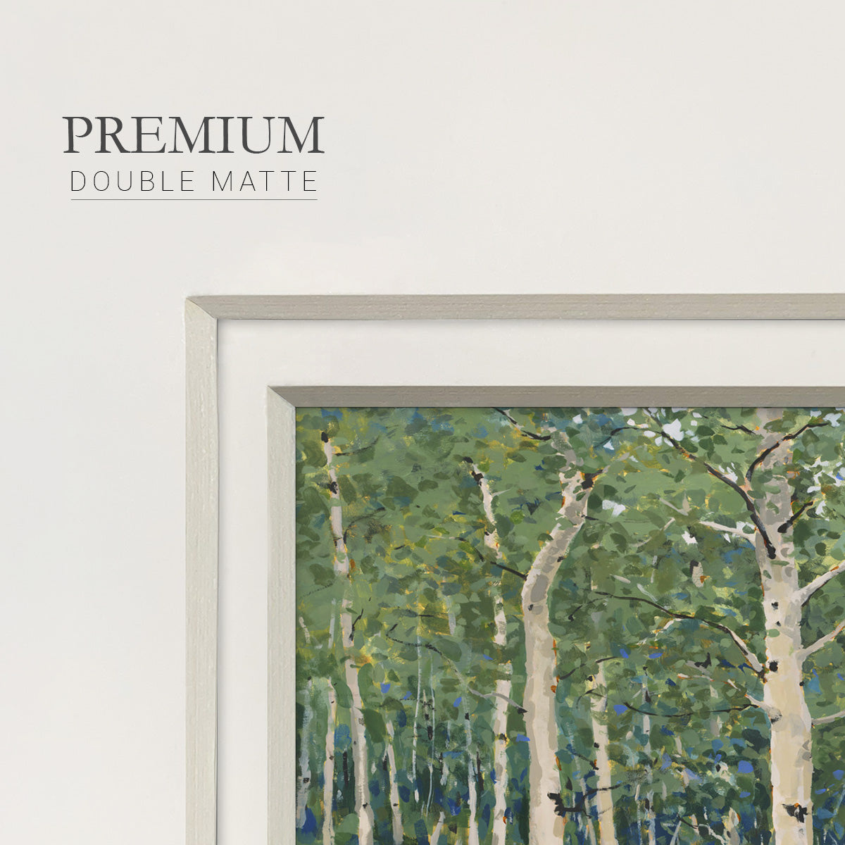 In the Forest Premium Framed Print Double Matboard