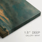 Canvas art print of an expansive sky filled with layered cloud formations, highlighting texture and gallery-wrapped edges