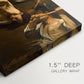 Canvas art print of Christ surrounded by men pressing crown of thorns onto his head, highlighting texture and gallery-wrapped edges