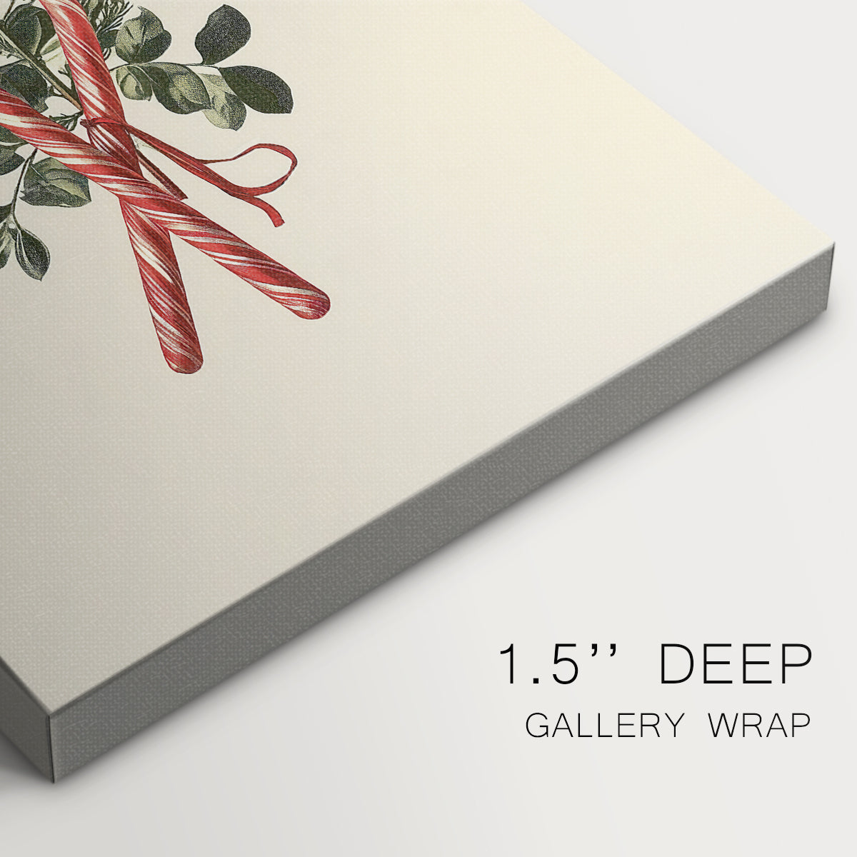 Midnight of Tinsel-Gold Star - Canvas Art Print