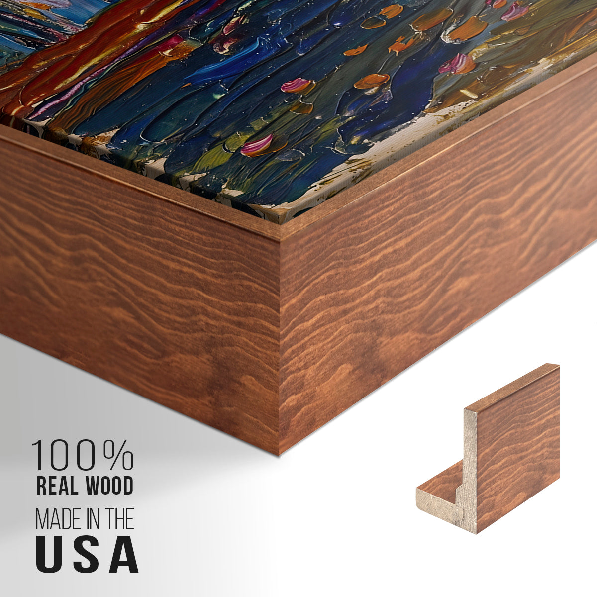 Autumn Study, 1908 - Floater Framed Canvas Print