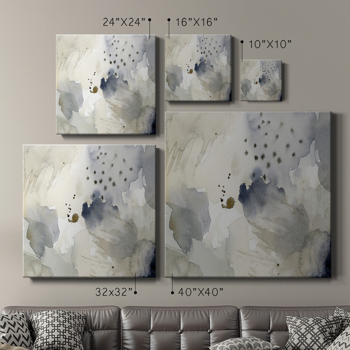 Dried Bergamot in Mist II - Canvas Art Print