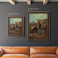 American genre scene of domestic life by Winslow Homer in an ornate bronzed mahogany wood frame shown in multiple vertical size options.