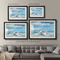 Classic Coast - Modern Framed Art Print