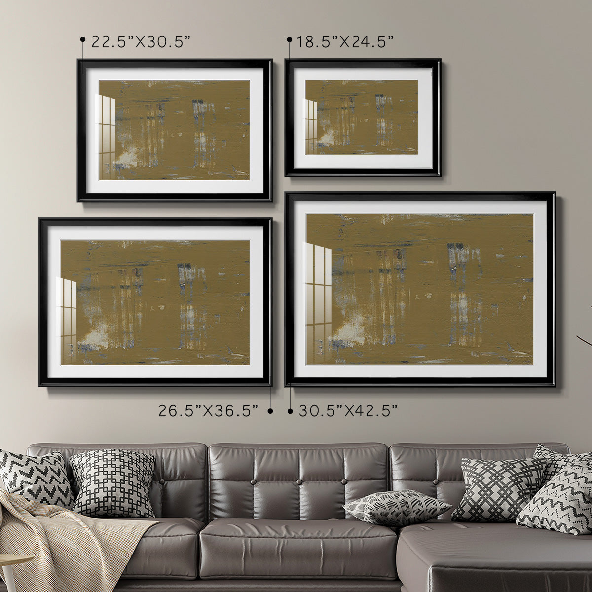 Mystique Abstract II - Modern Framed Art Print