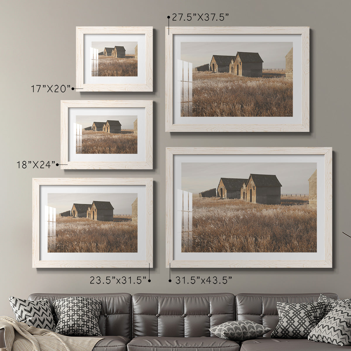 The Old Farm - Barnwood Framed Art Print