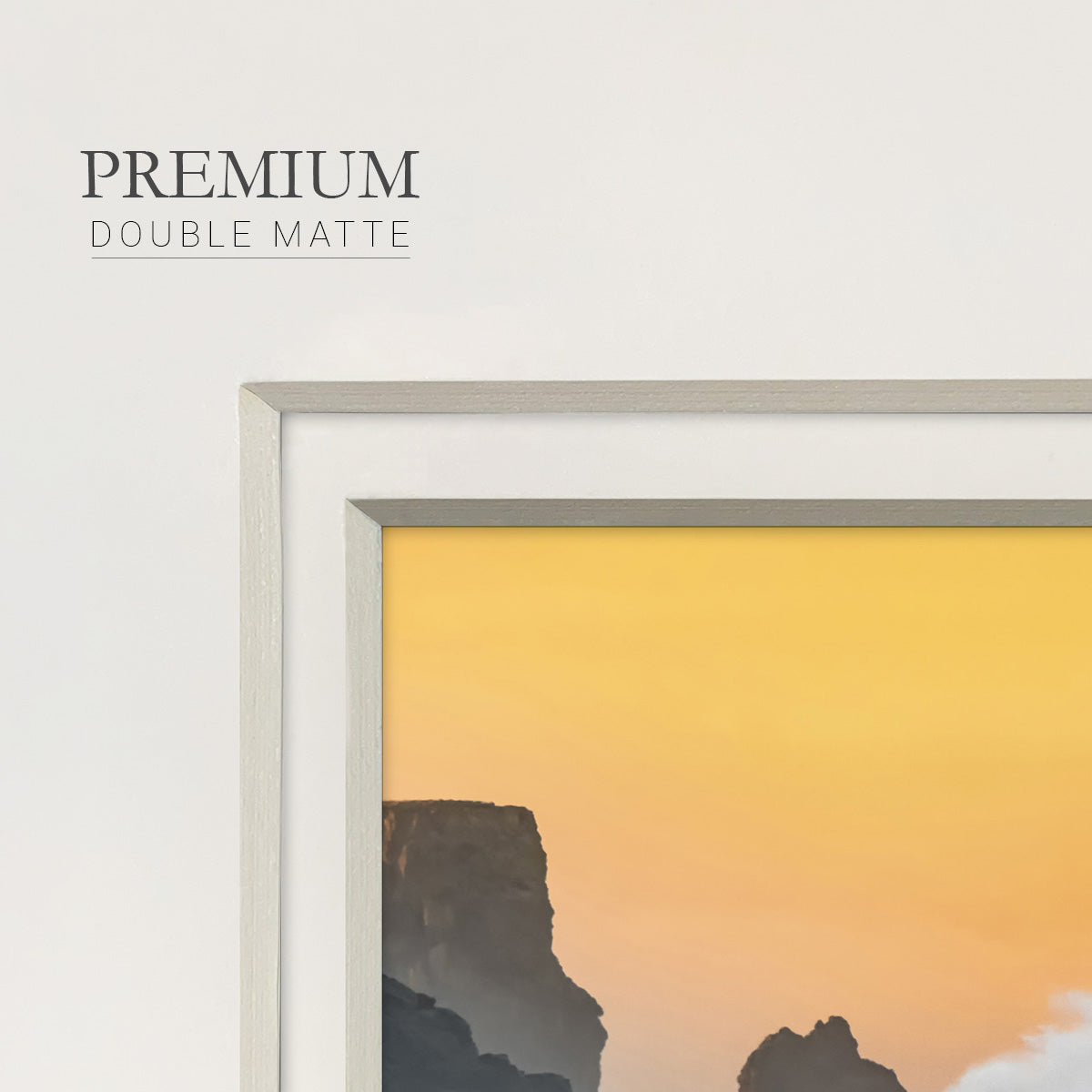 Spray Premium Framed Print Double Matboard