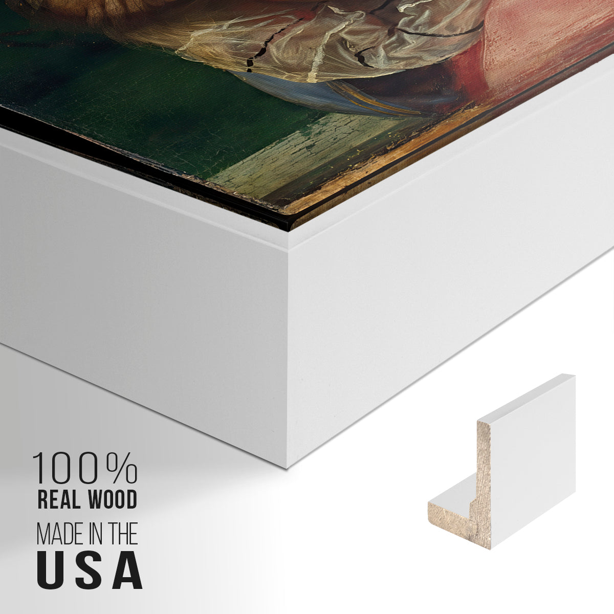 Madonna and Child, c. 1508 - Floater Framed Canvas Print