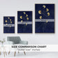Indigo 1 - Floater Framed Canvas Print