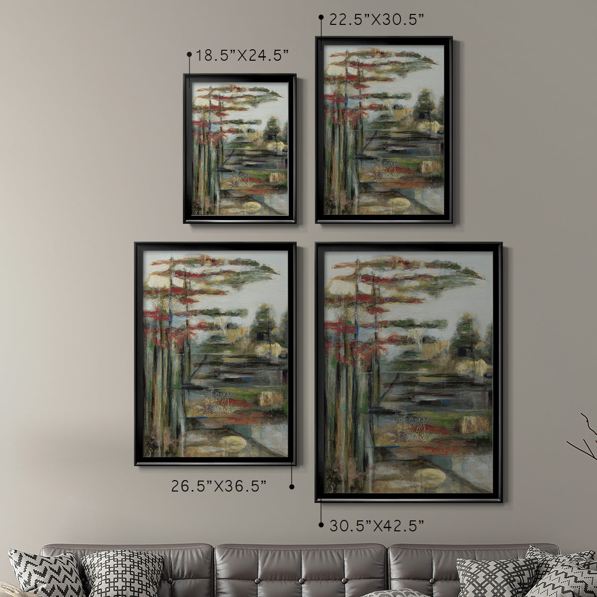 Daydream - Modern Framed Canvas Print