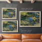 Alpine Pool - Ornate Framed Canvas Print