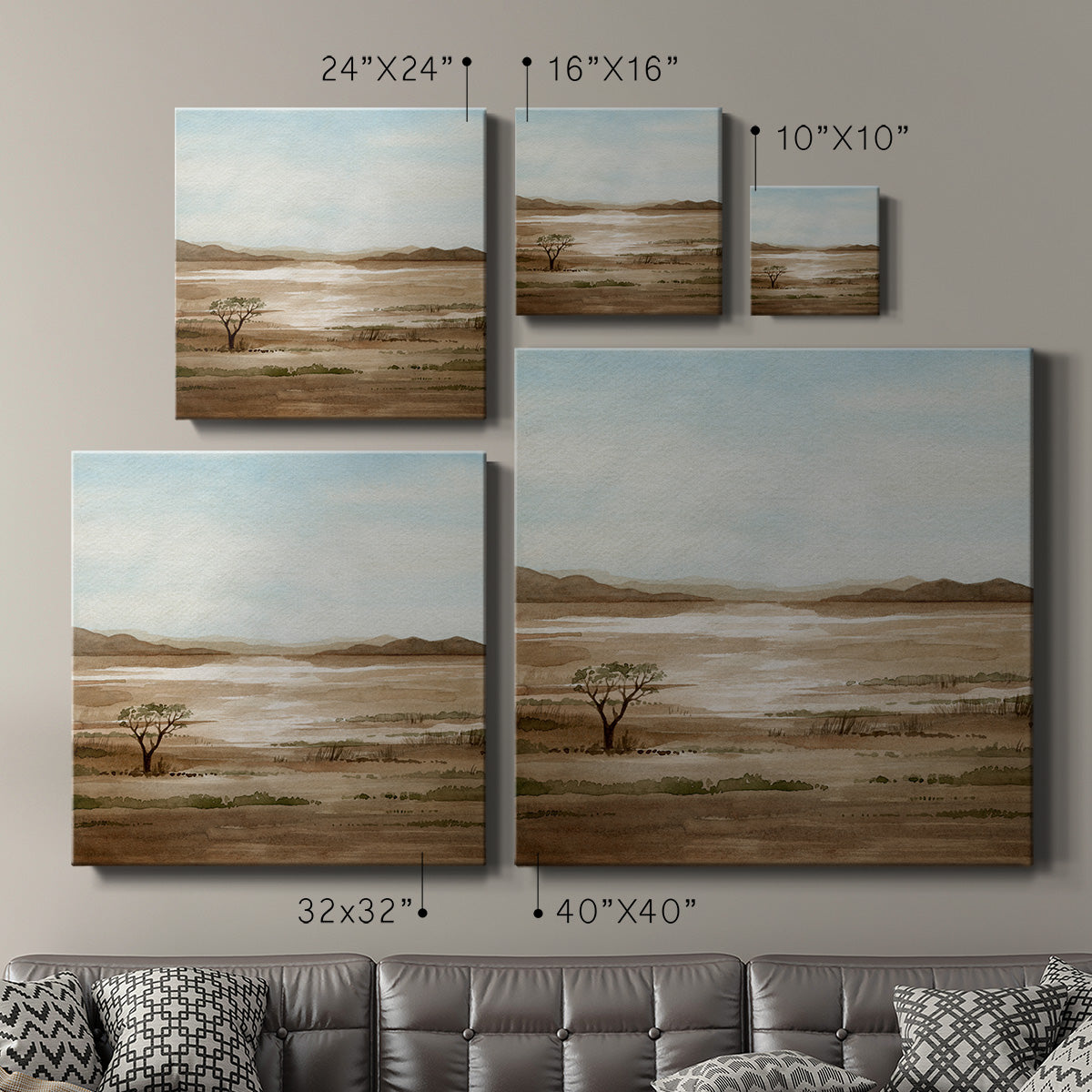 Clear Savannah I - Canvas Art Print