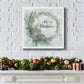 Merry Christmas Pine Wreath-Premium Gallery Wrapped Canvas - Ready to Hang