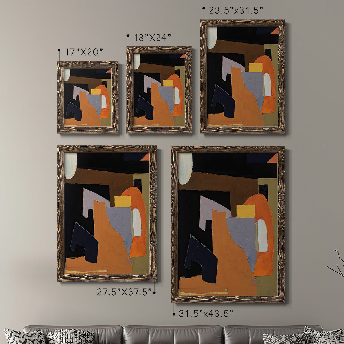 The Olive Press Rooom - Premium Framed Canvas 2 Piece Set - Ready to Hang