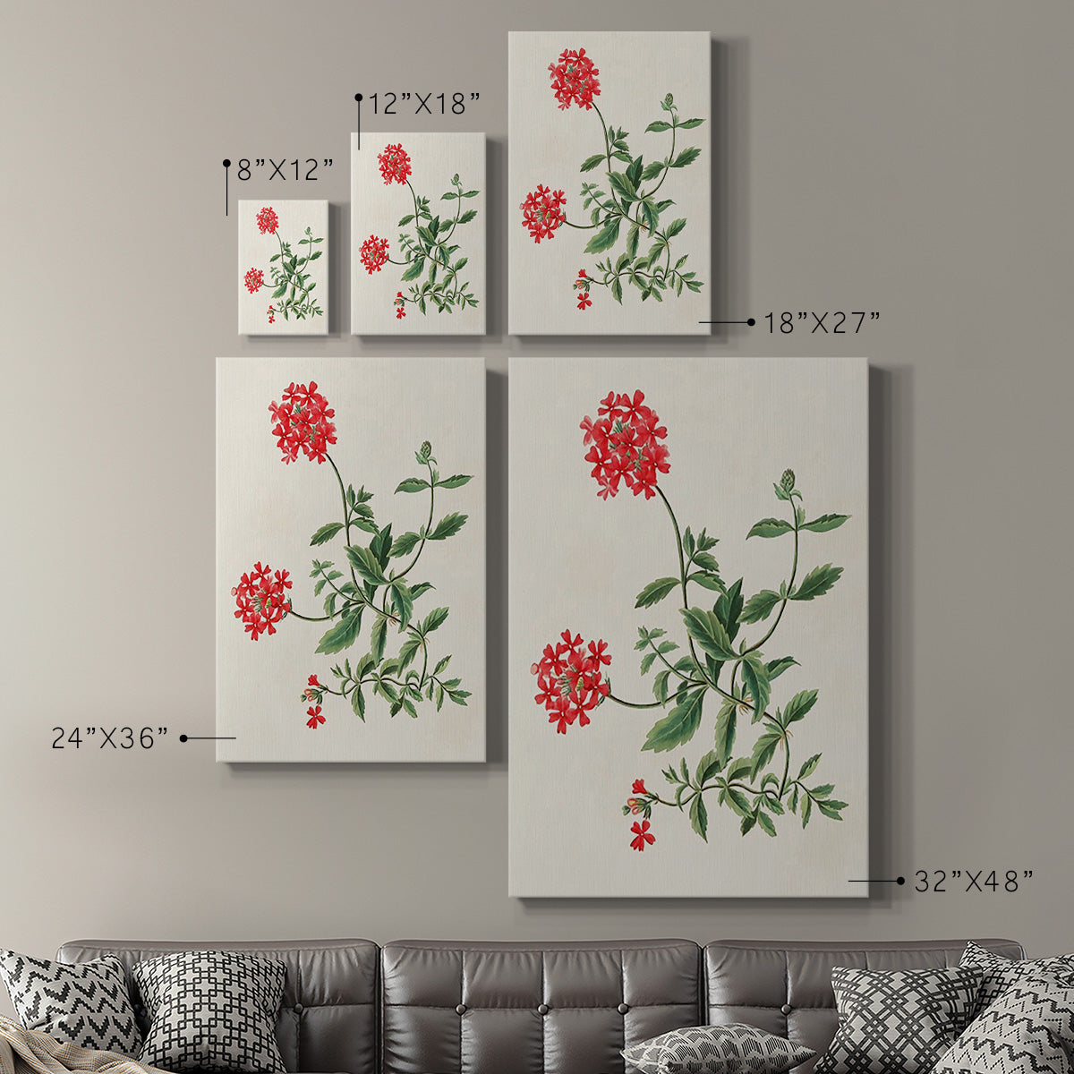 Flowers of the Seasons XI - Canvas Art Print