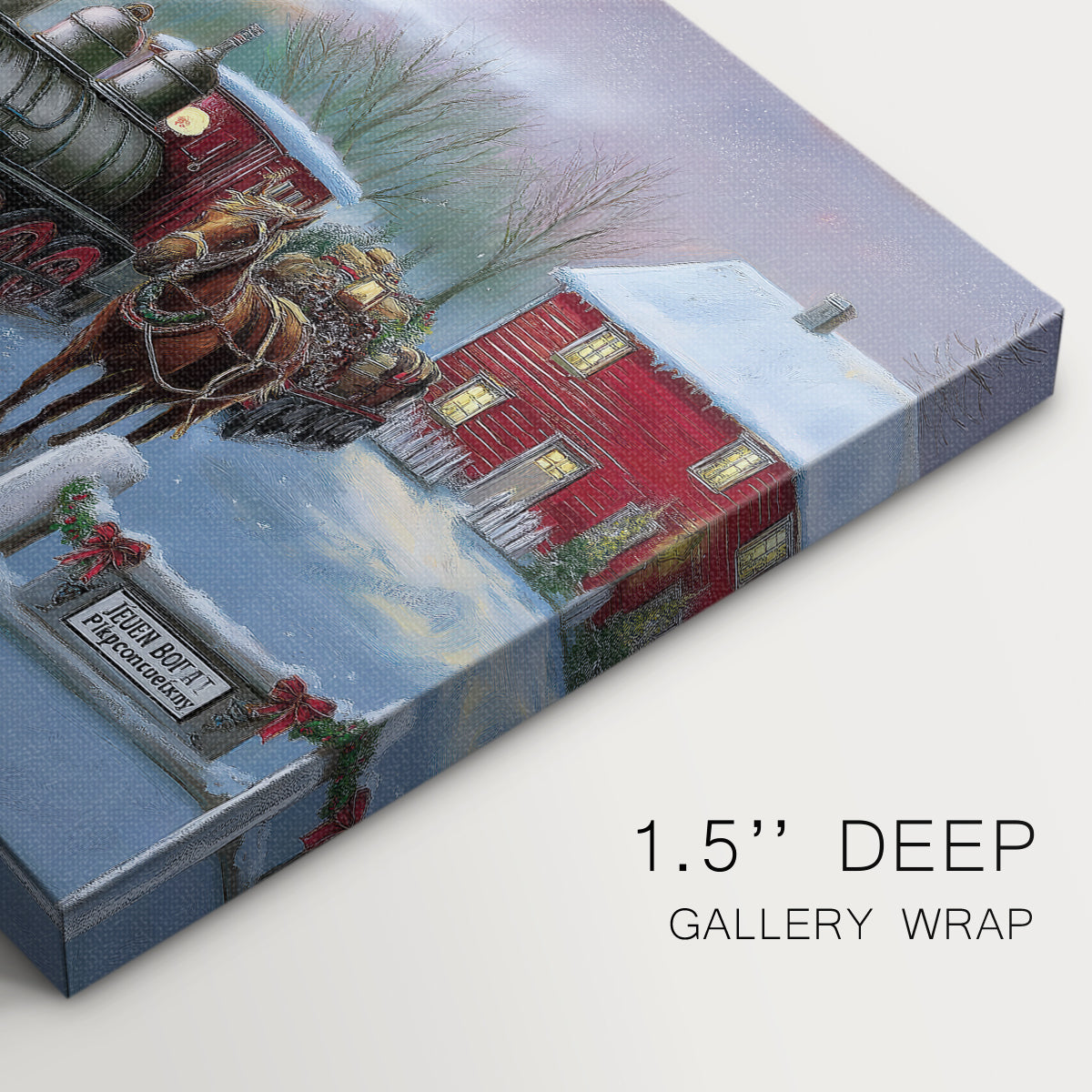 Pale Winter Blessing - Canvas Art Print