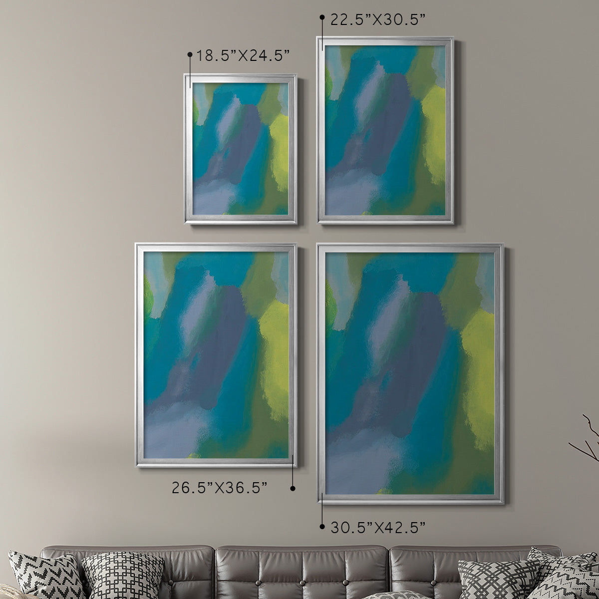 Lost in Memories I - Modern Framed Canvas Print