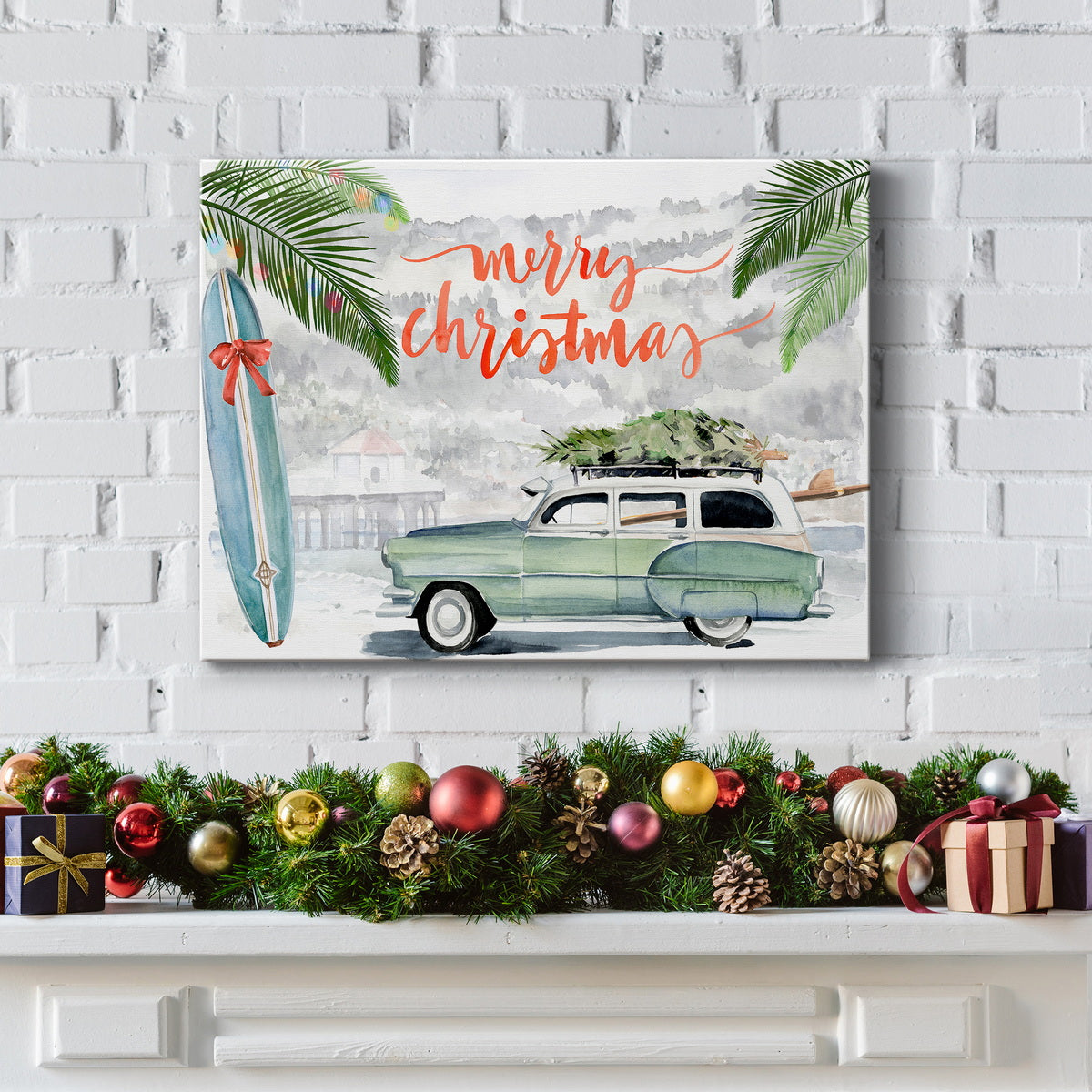 So Cali Christmas - Premium Gallery Wrapped Canvas  - Ready to Hang