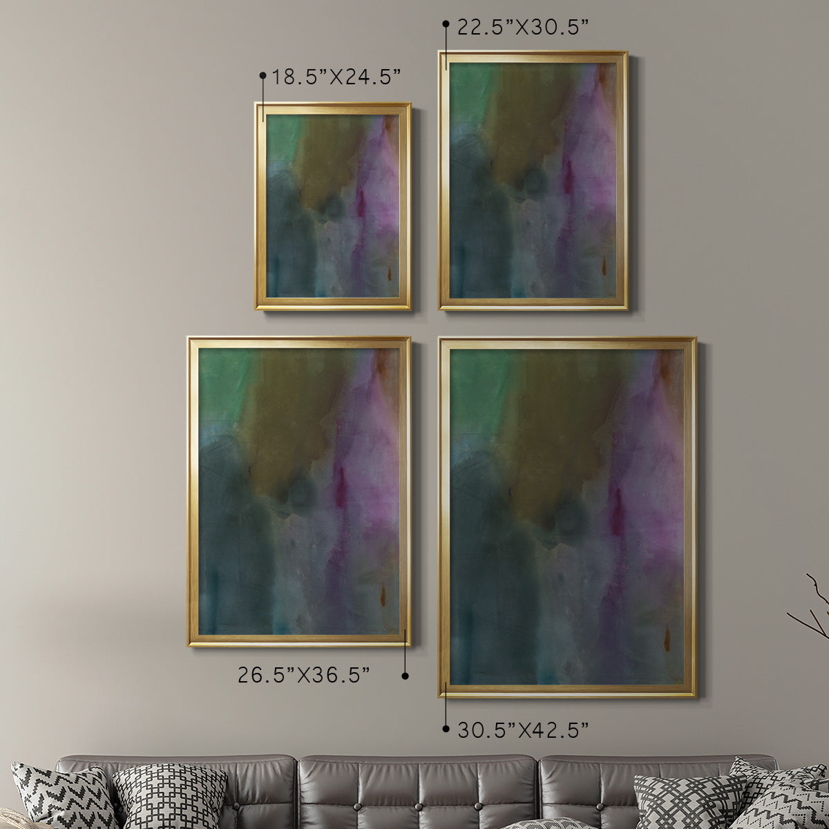 Simple Yet Affecting - Modern Framed Canvas Print