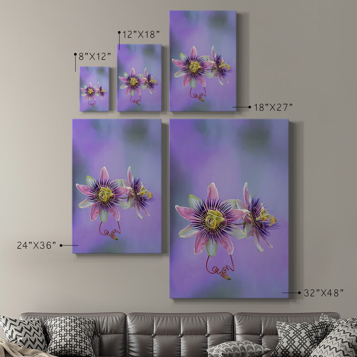 Exotic Flower Burst II - Canvas Art Print