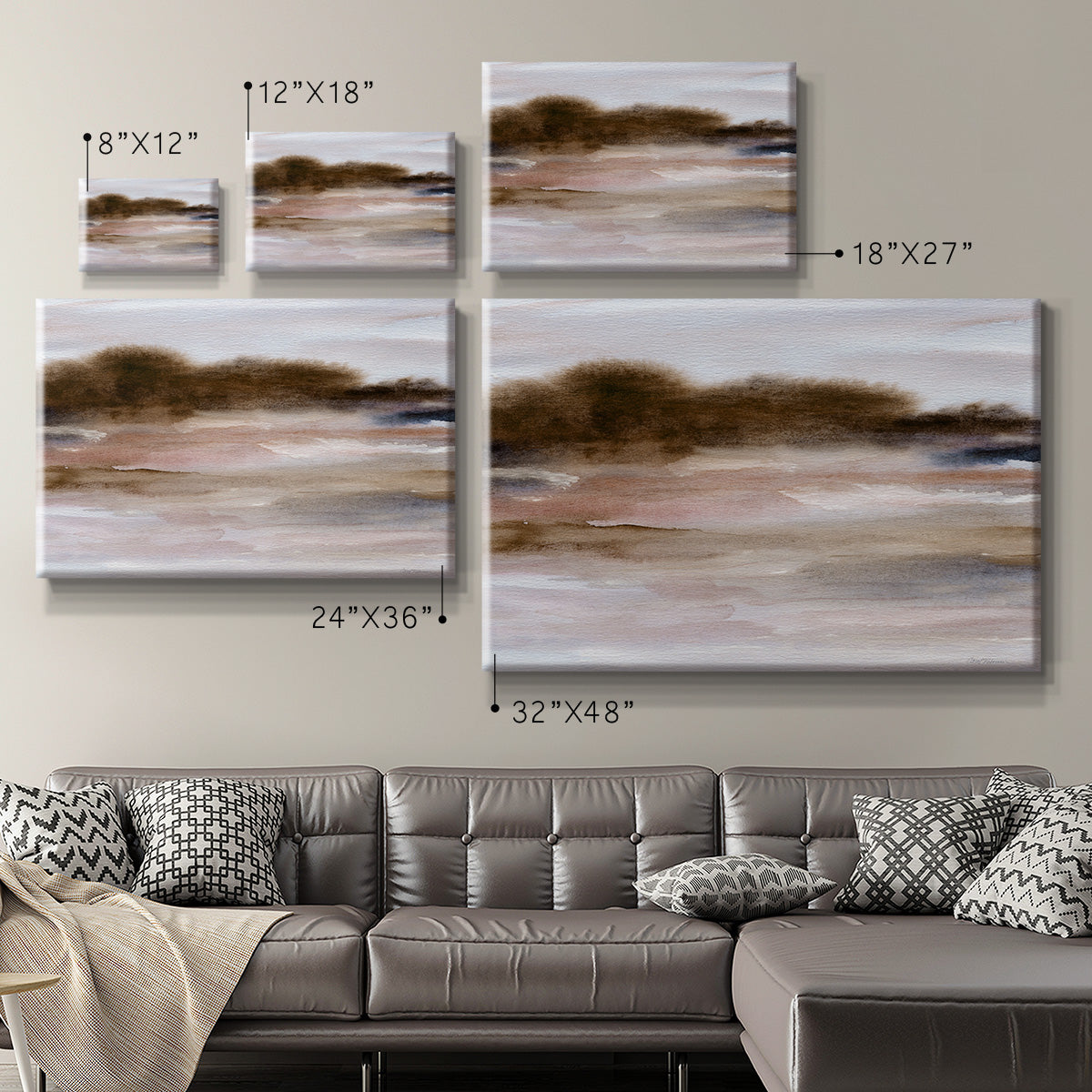 Autumnal Bay Premium Gallery Wrapped Canvas - Ready to Hang