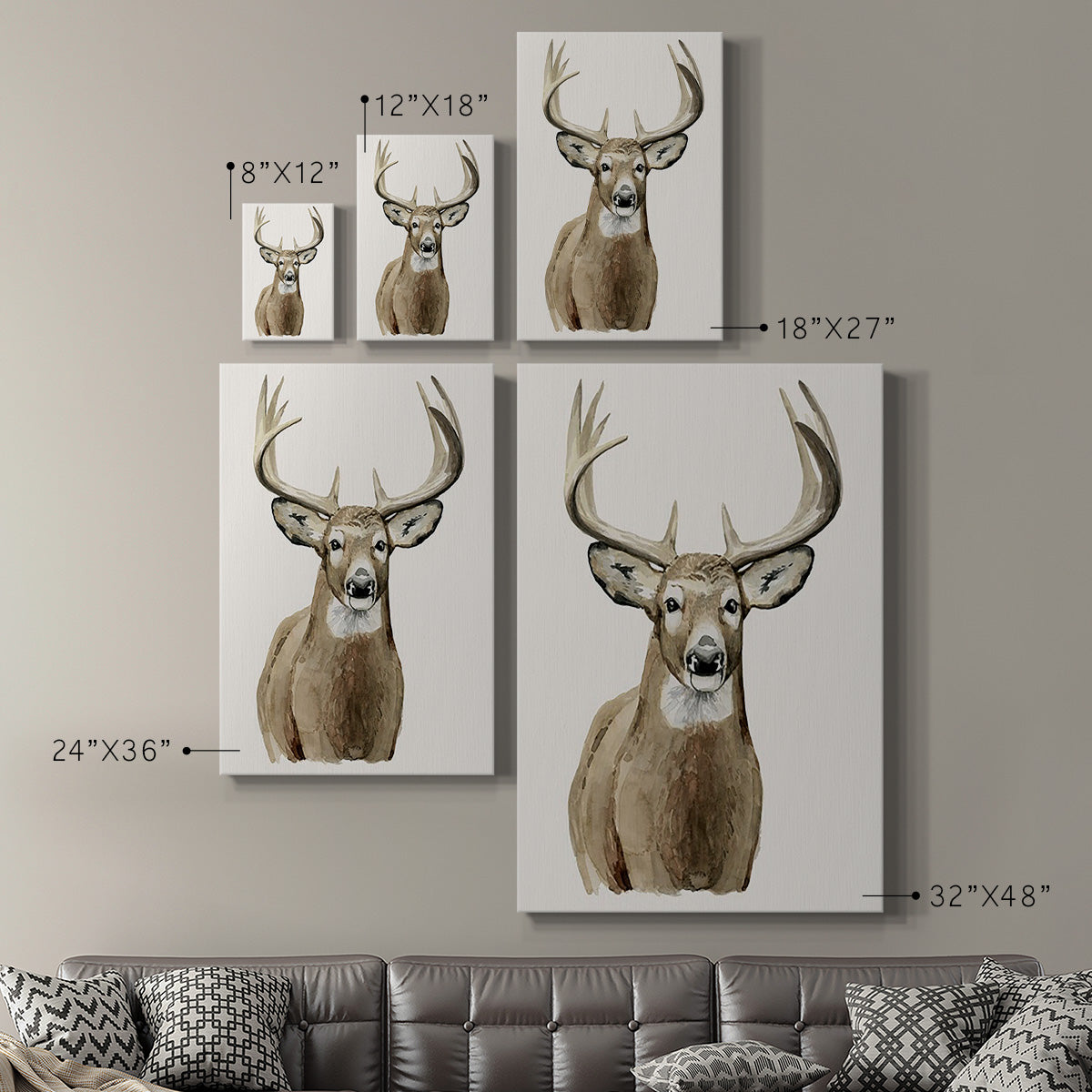 Handsome Whitetail II - Canvas Art Print