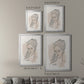 Greek Busts V - Modern Framed Canvas Print