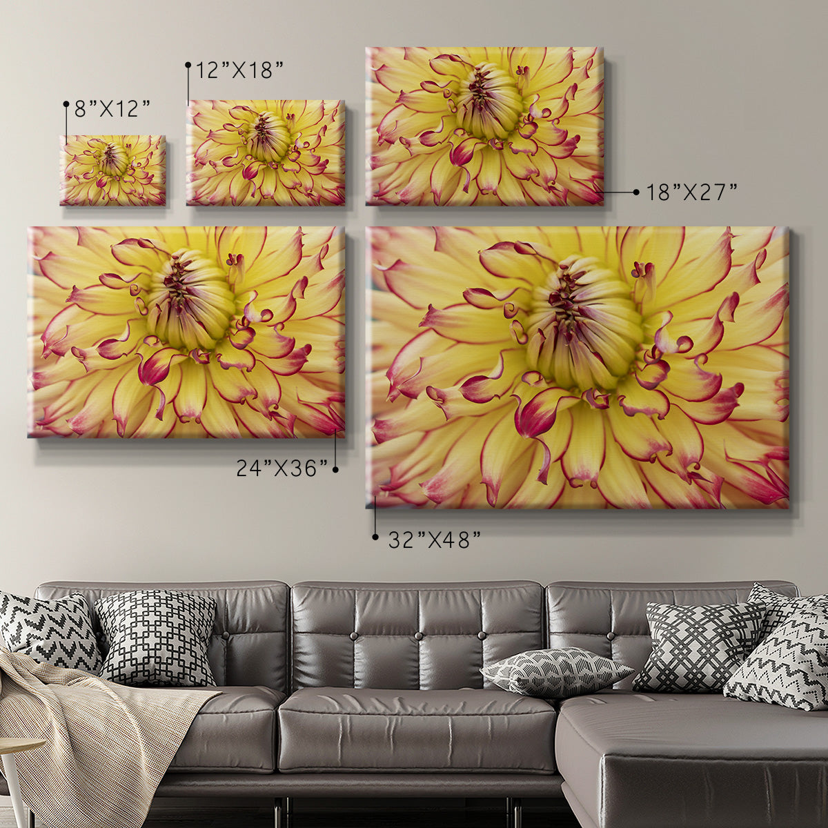 Blooms II Premium Gallery Wrapped Canvas - Ready to Hang