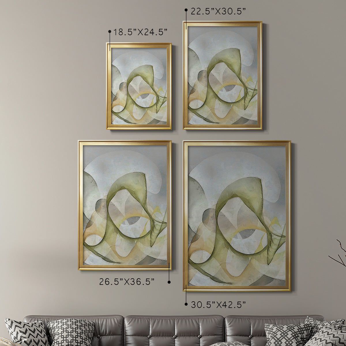 Excursion II - Modern Framed Canvas Print